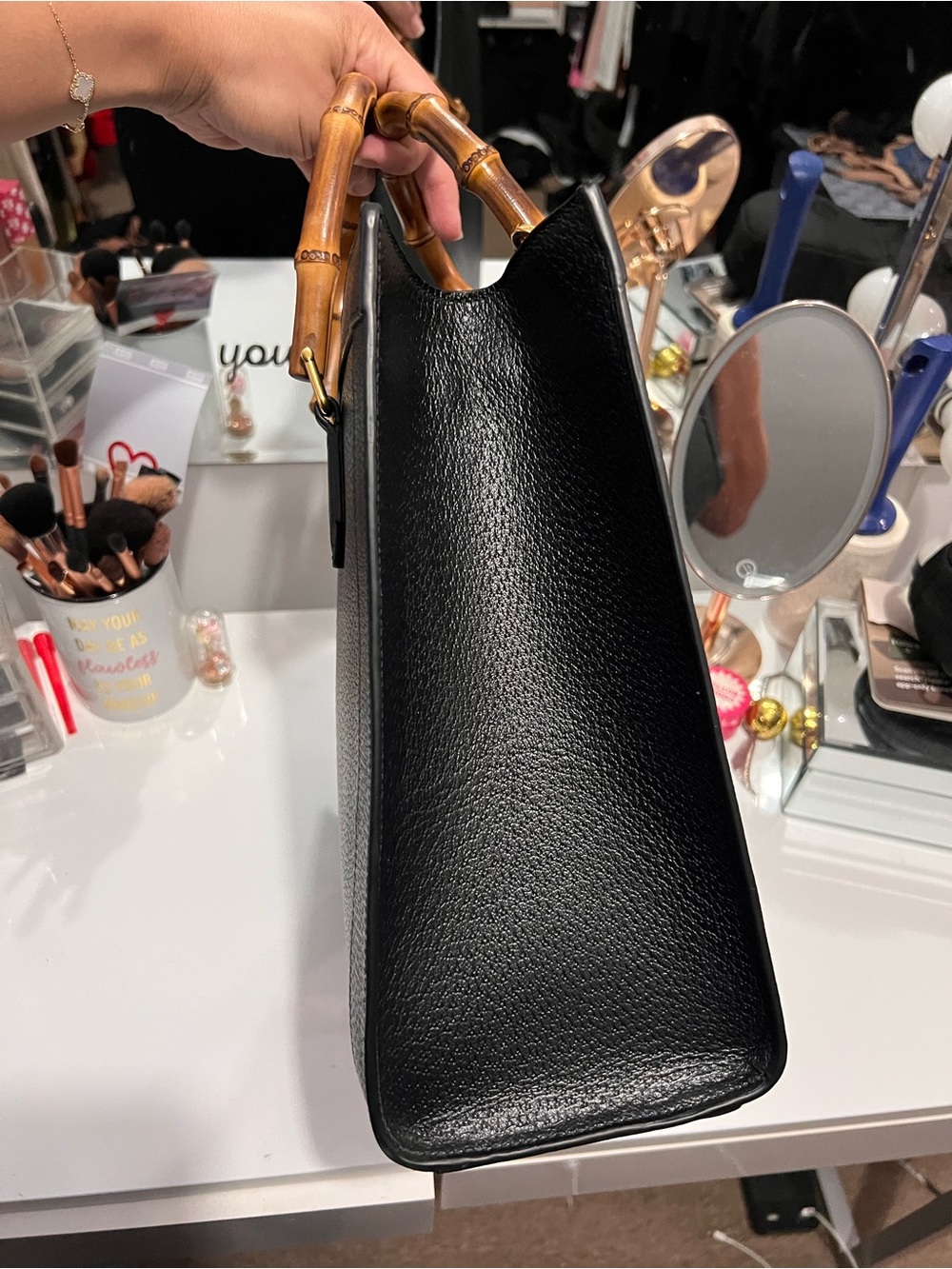 Gucci Diana Medium Tote Bag (Style 678842 U3ZDT 1260) - Picture 4 of 7